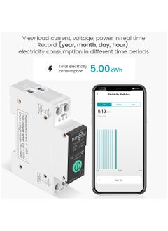 tongou TUYA WiFi MCB Smart Circuit Breaker Over Current Under Voltage Protection With Metering 1-63A Wireless Remote Control Switch  - Image 5