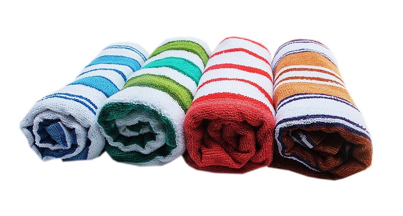 Ayus Cotton Hand Towels 50 GSM (Set of 10, Multicolour) - Image 2