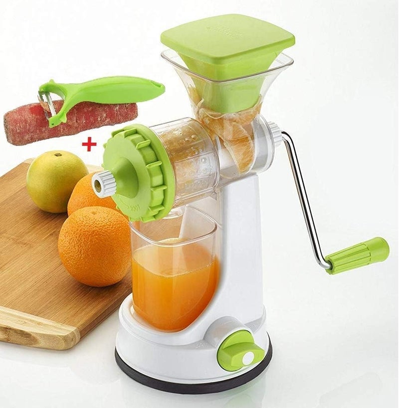 Drumil Plastic Steel Hand Juicer for Fruits and Vegetables with Stainless Steel Handle Large - Image 2