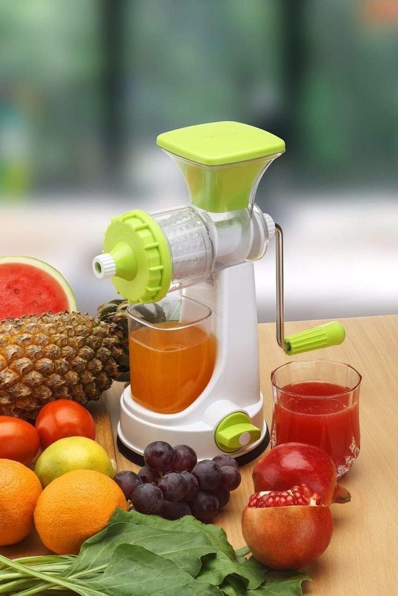 Drumil Plastic Steel Hand Juicer for Fruits and Vegetables with Stainless Steel Handle Large - Image 1