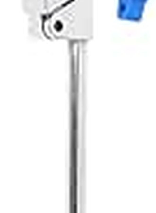 Large Adjustable 4 Prong Cork Lined Metal Laboratory Clamp for Heavy Duty Flask Support - Image 1