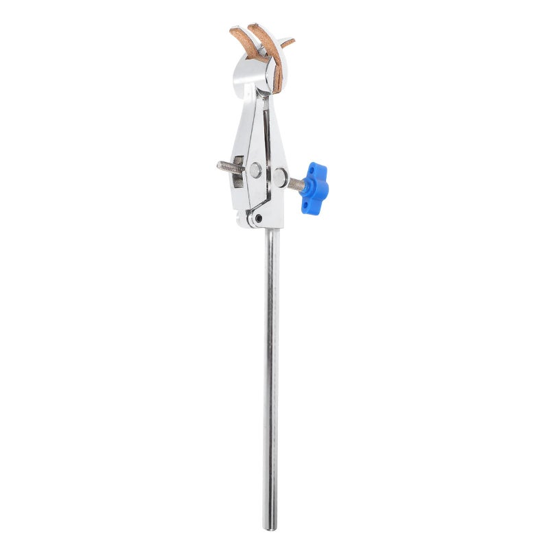 Large Adjustable 4 Prong Cork Lined Metal Laboratory Clamp for Heavy Duty Flask Support - Image 2