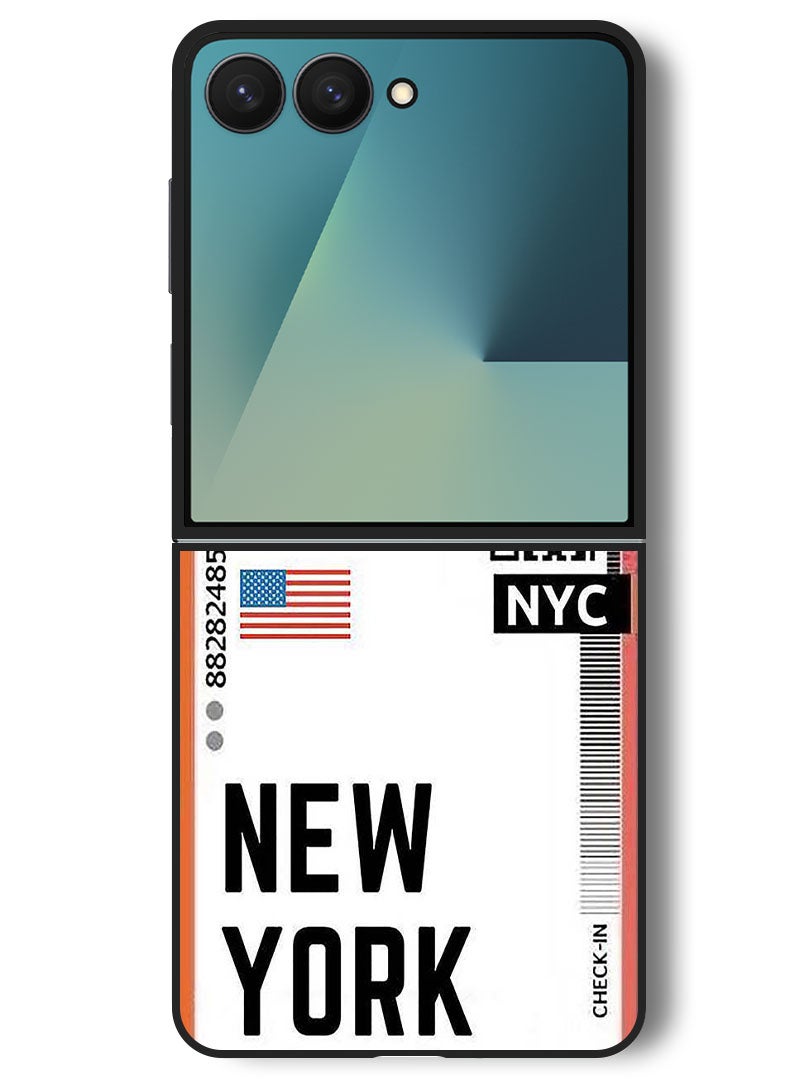 Theodor Case Compatible with Samsung Galaxy Z Flip 7 - 6.9 Inch Protection Shockproof Bumper Cover NYC - Image 1