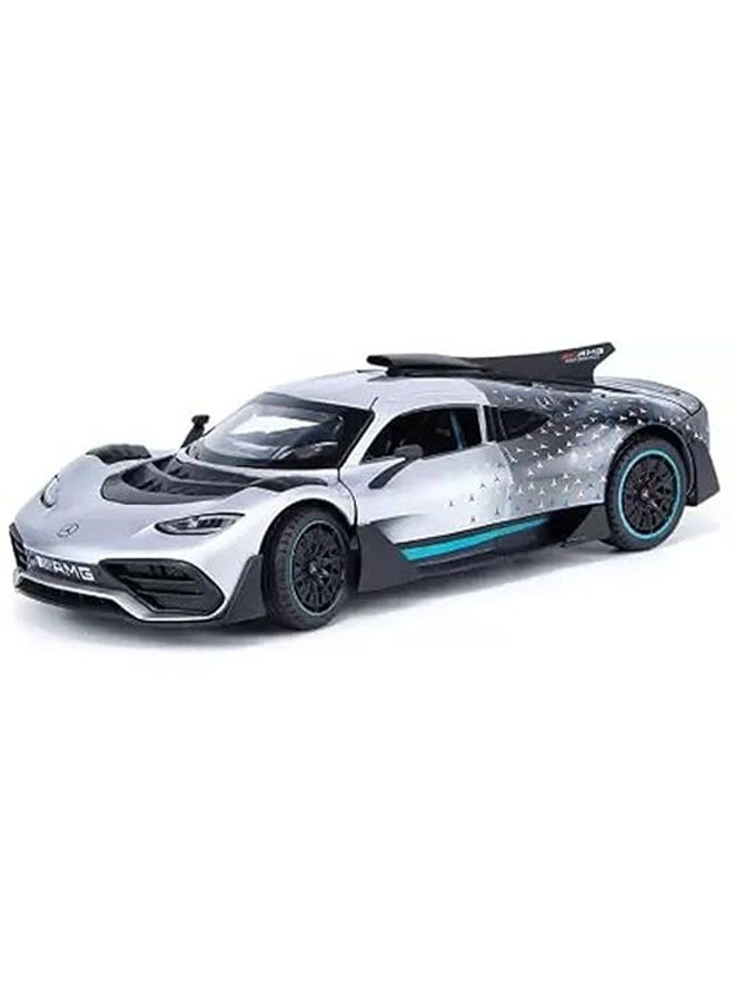 general 1:24 Scale Large Die Casting 1/24 AMG ONE Alloy Metal Pull Back Die Casting Car Scale Model Mini Car Toy Car With Pull Back Sound Light Best Kids Gift Toys For Boys - Image 1