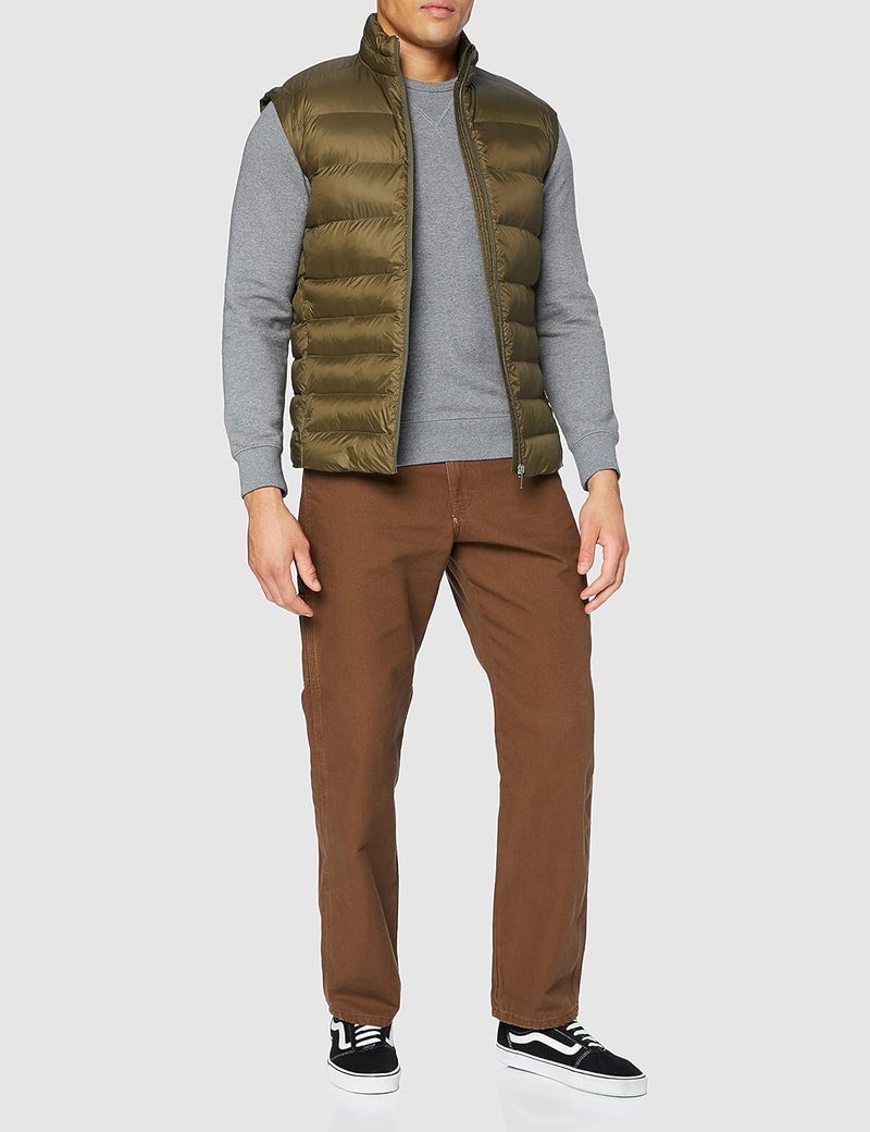 Dickies Men's Relaxed Fit Straight-Leg Duck Carpenter Jean in Brown, 42W x 30L - Image 2