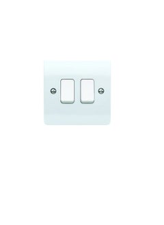 MK MK K4872WHI Logic Plus 10AX Single Pole 2 Way Plate Light Switch  - Image 1