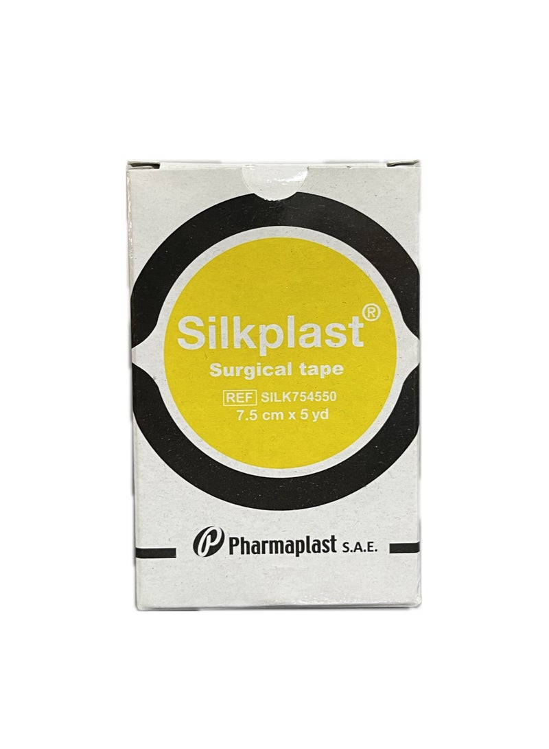 Silkplast 7.5cm x 5yd Surgical Tape