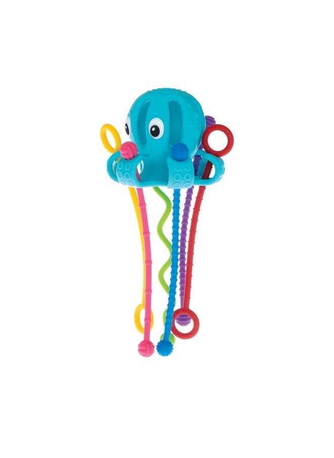 Nuby Nuby Silicone Octopus Sensory Toy with Bright Colored Silicone Textured Cords for Tactile Development, 18+ Months  - Image 4