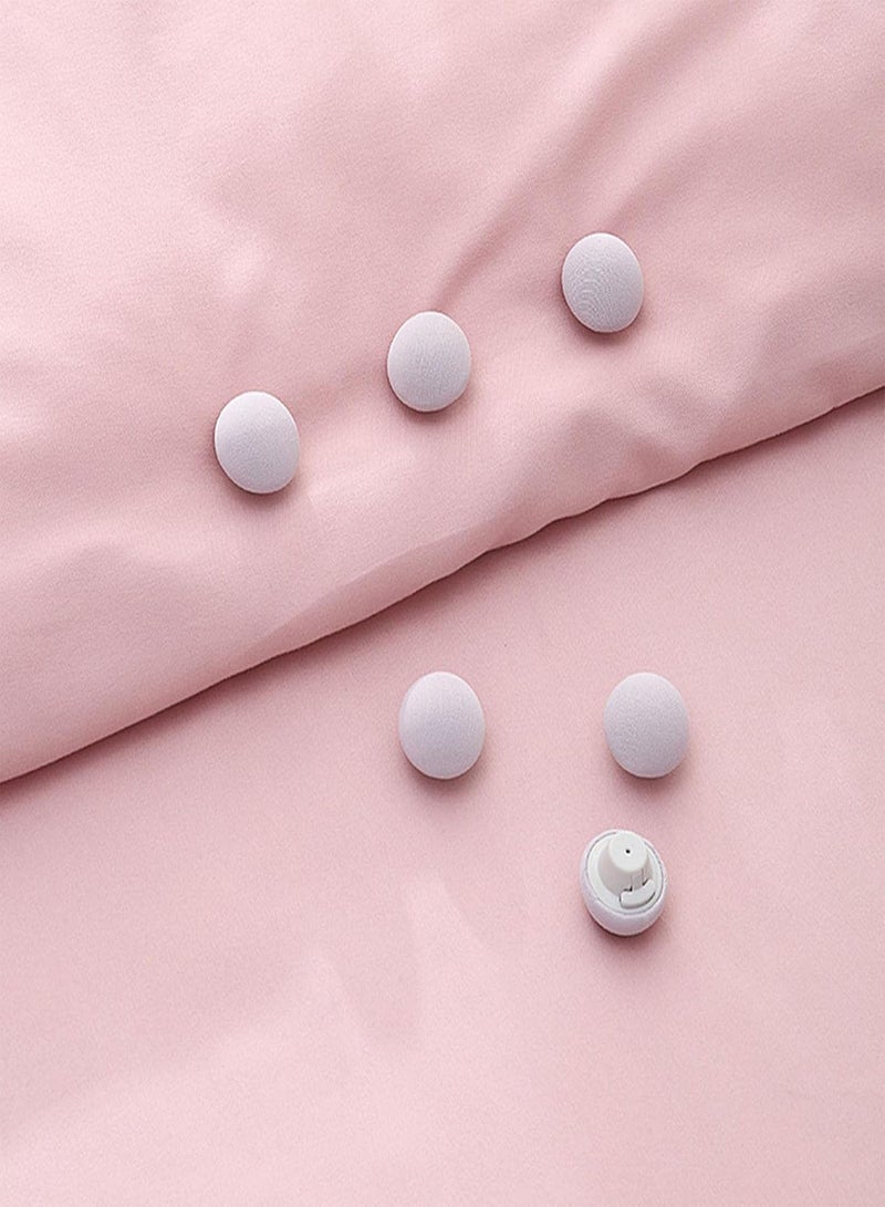 GGOOT Duvet Clips, Mushroom Quilt Fixer, Duvet Clips for Duvet Insert Inside Bed Button Fasteners Prevent Blanket Sliding, Bedding Accessories for Duvet Needles - Image 2
