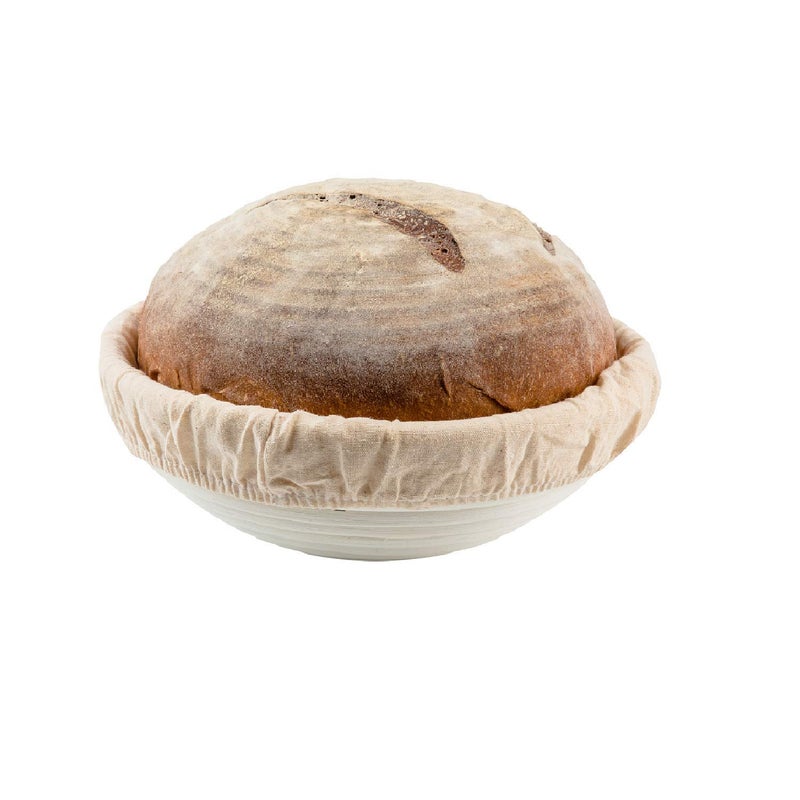 SUGUS HOUSE 9 inch Round Banneton Bread Proofing Basket Liner SUGUS HOUSE Brotform Dough Rising Baking Bowl Dough Gifts for Bakers Proving Baskets for Sourdough 