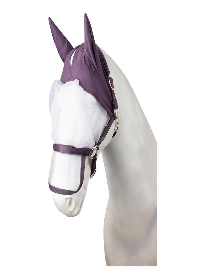 Horze Paso Fino Horse Halter with Horse Fly Mask with Ears, 2 in 1 Combo - Image 2