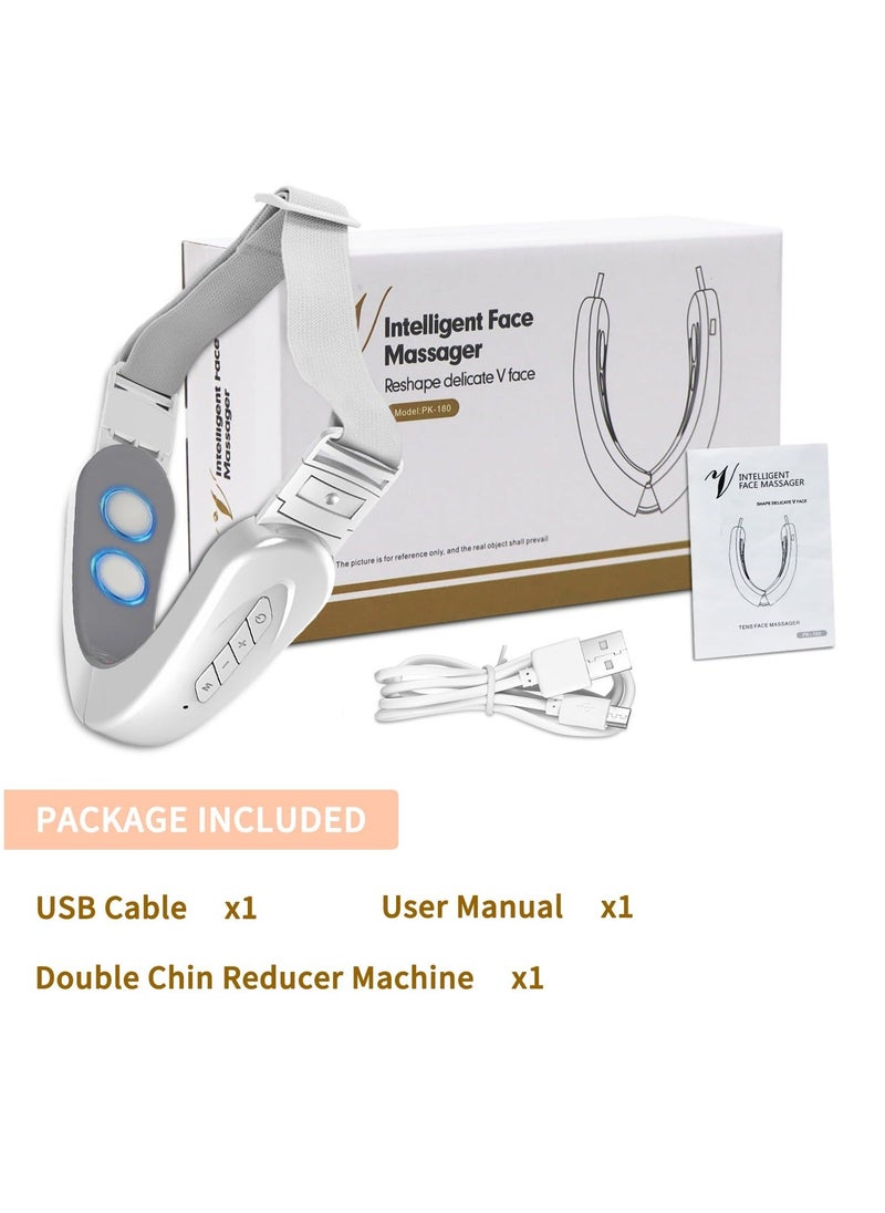 Generic - Electric Intelligent V-Shape Face Shaping Massager, Double Chin Reducer, Anti Aging Wrinkles Chin Slimming V Line Face Lifting Machine, Improve Facial Contour and Skin - Image 1