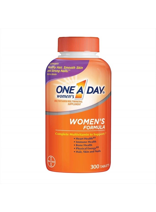ONE A DAY One-a-Day Women's Formula Complete Multivitamin 300 Tablets Bone Health Skin Health - Image 1