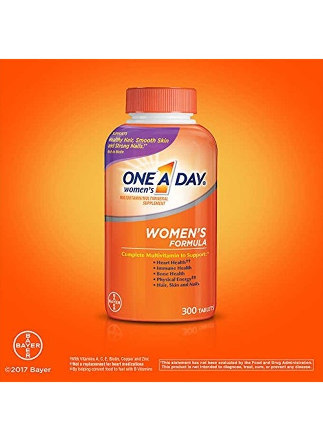 ONE A DAY One-a-Day Women's Formula Complete Multivitamin 300 Tablets Bone Health Skin Health - Image 2