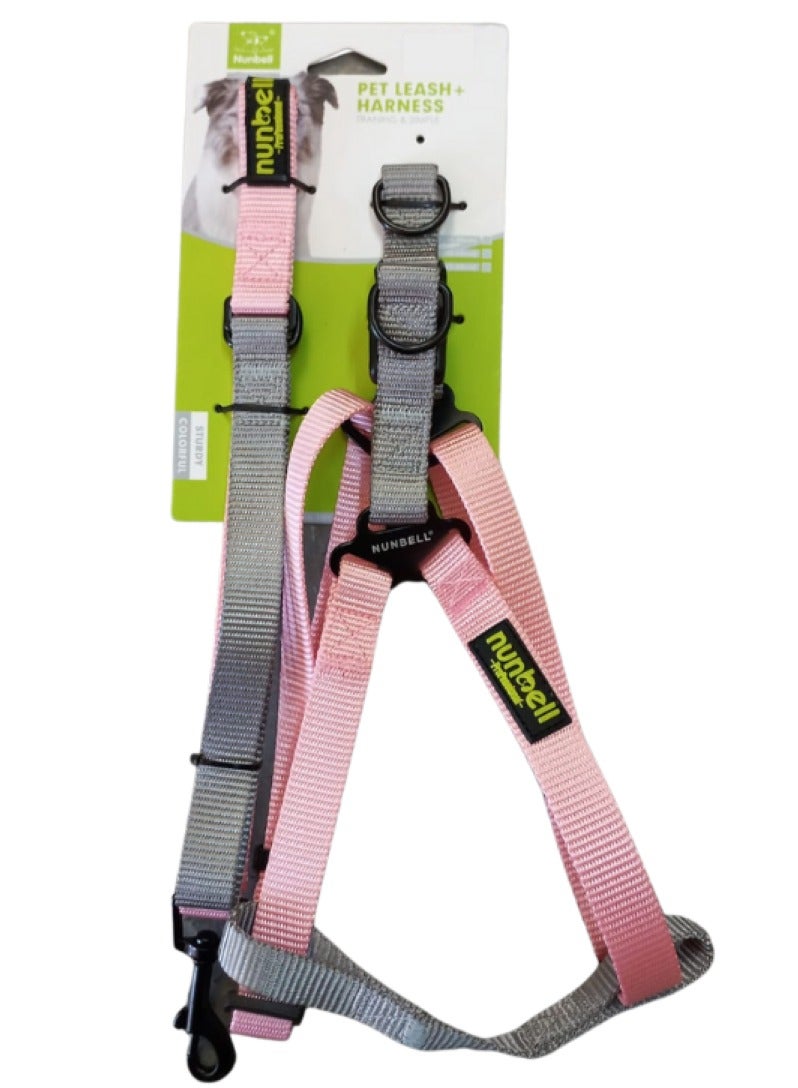 نونبيل صغير رمادي ووردي تسخير 1 قطعة