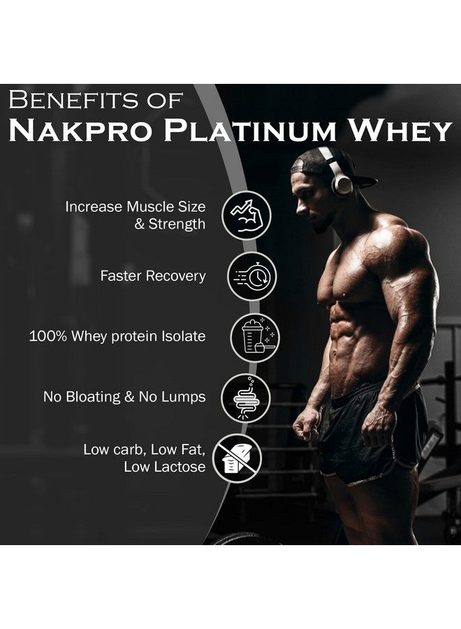 NAKPRO Platinum Whey Protein Isolate 1kg Mango | 28g Protein, 6.4g BCAA | Trustified Certified 100% Authentic Supplement Powder & No Adulteration | Low Carbs, Fast Absorbing Whey Protein Powder - Image 5
