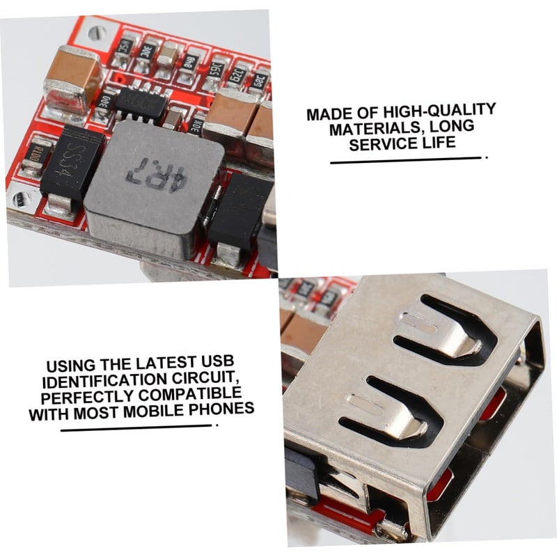 Dual USB Buck Converter Module 10A High Efficiency DC Step Down Charger For Car Phone - Image 3