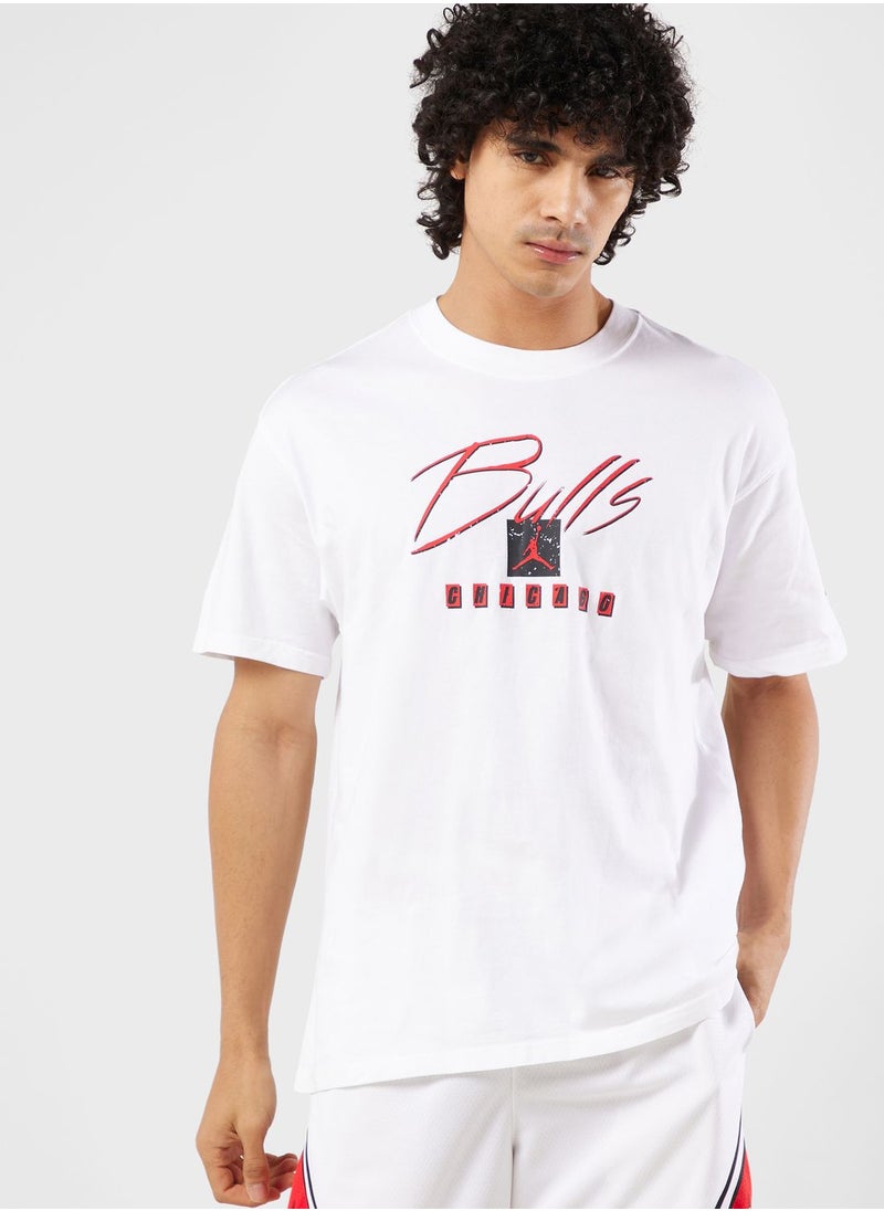 Jordan - Chicago Bulls Statement M90 T-Shirt - Image 1