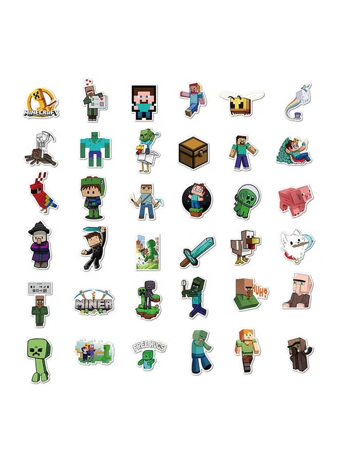 Inder 100 Pieces Minecraft Vinyl Waterproof Stickers 12 x 12 x 1cm - Image 4