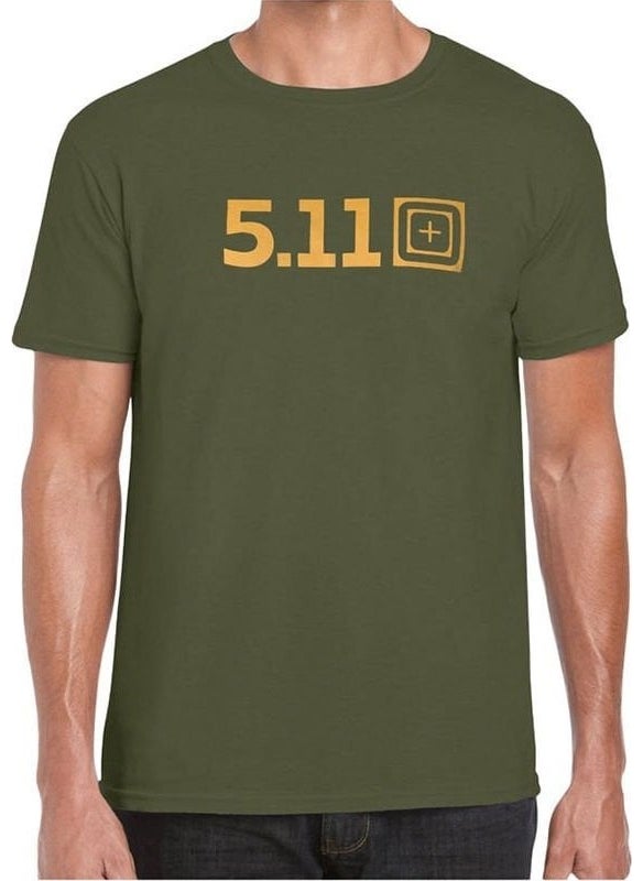 5.11 Emea Pop Legacy S/s Military Green T-Shirt  - Image 1