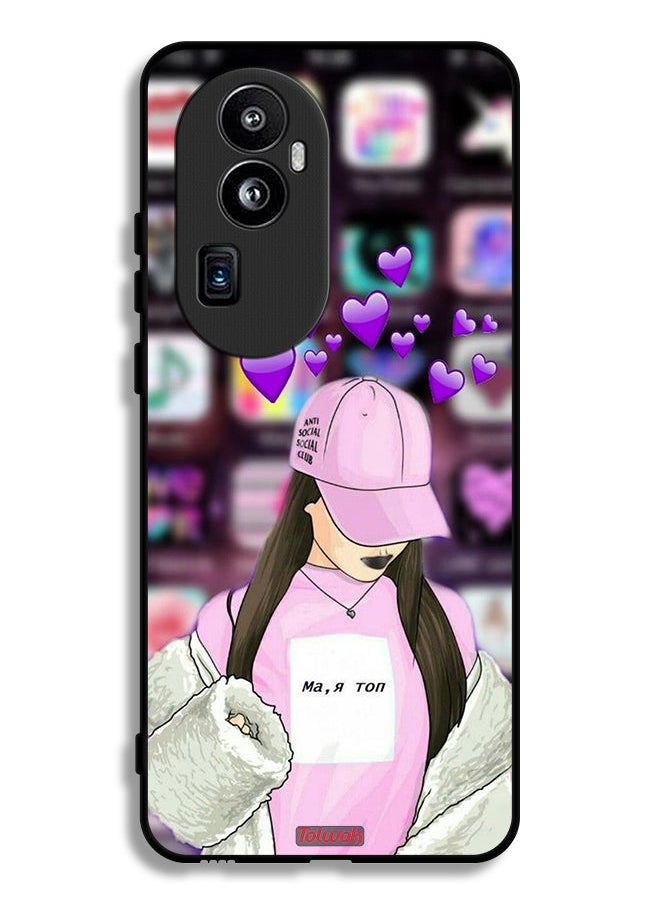 Tolwak - Oppo Reno10 Pro (China) Protective Case Cover Anti Social Club - Image 1