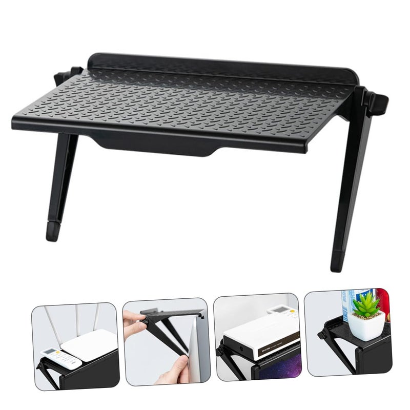 Monitor Stand with Storage Drawer Platform Shelf for Computer Desk TV - Image 3