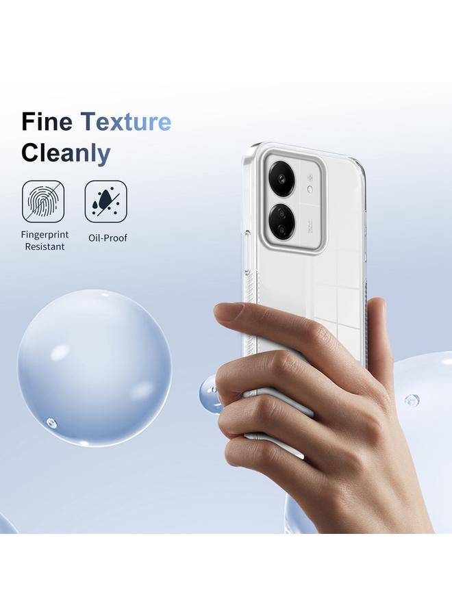 erorex Case For Xiaomi Redmi 13C 4G / 5G Anti-slip Clear Acrylic Hybrid TPU Phone Case - Image 5