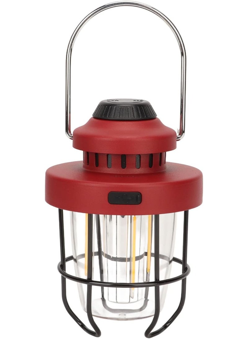 LED Camping Lantern Water Resistant Outdoor Flashlight Rechargeable Bright Rugged Tent Light for Power Outages Hiking Fishing Emergency Power Failure Hurricane USB Cable Included - Image 1