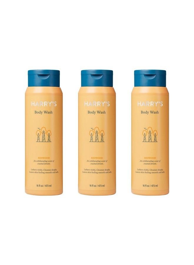 Harry's Men Body Wash Shower Gel Redwood 16 Fl Oz (Pack Of 3) - Image 3