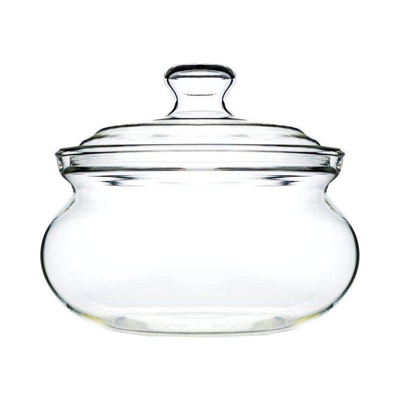 VERTIS Set of 3 Cook Serve Essentials 075L Casserole 1L Casserole 2L Casserole with Glass Lids Flameproof - Image 4