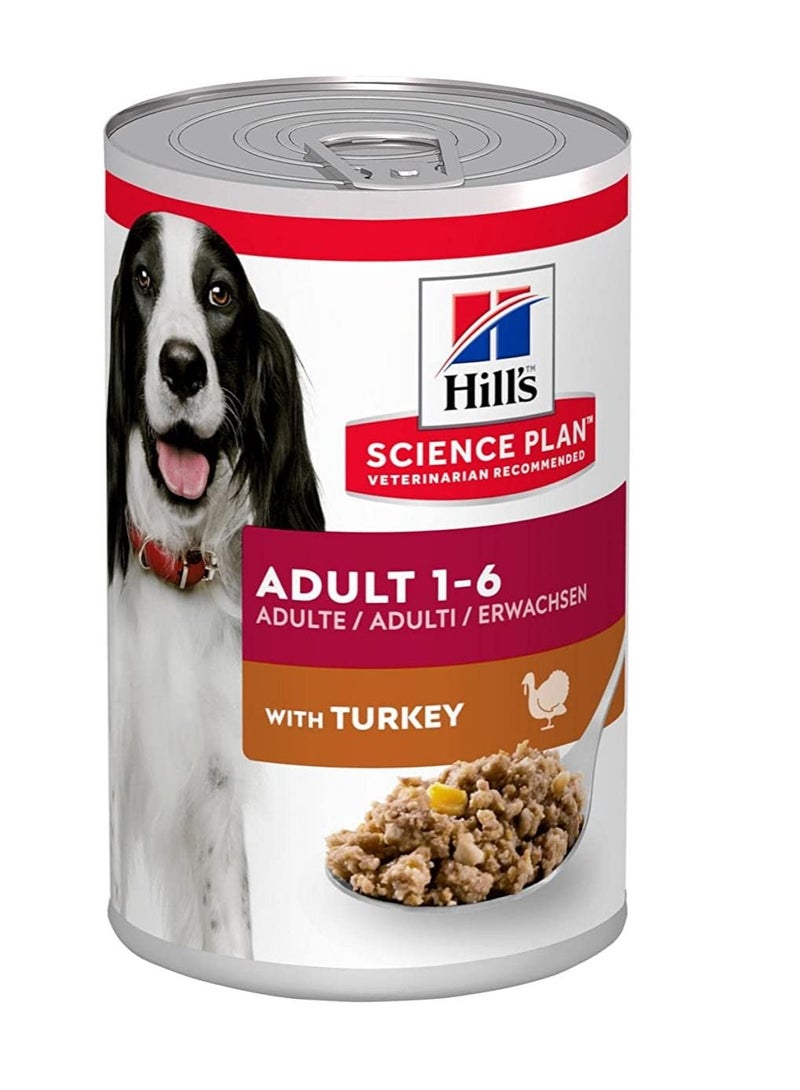Science Plan Adult Dog Food with Turkey 370g