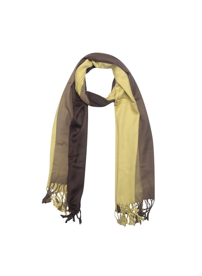 FabSeasons FabSeasons Solid Dual Tone/Double Color Cotton Unisex Scarf, Scarves, Stole & Shawl for Summer & Winter For Men and Women - Image 2