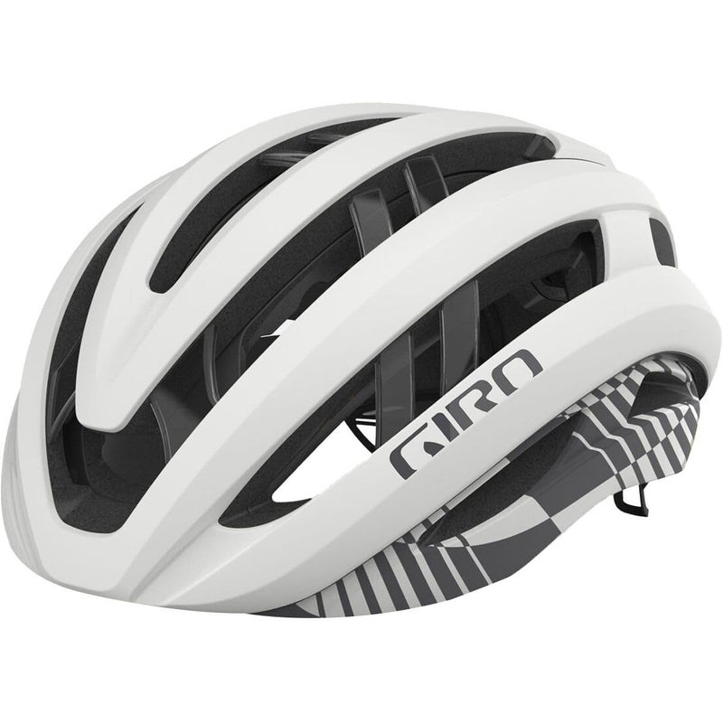 Giro Aries Spherical Adult Road Bike Helmet Matte White Charcoal Rush Large 5963 cm