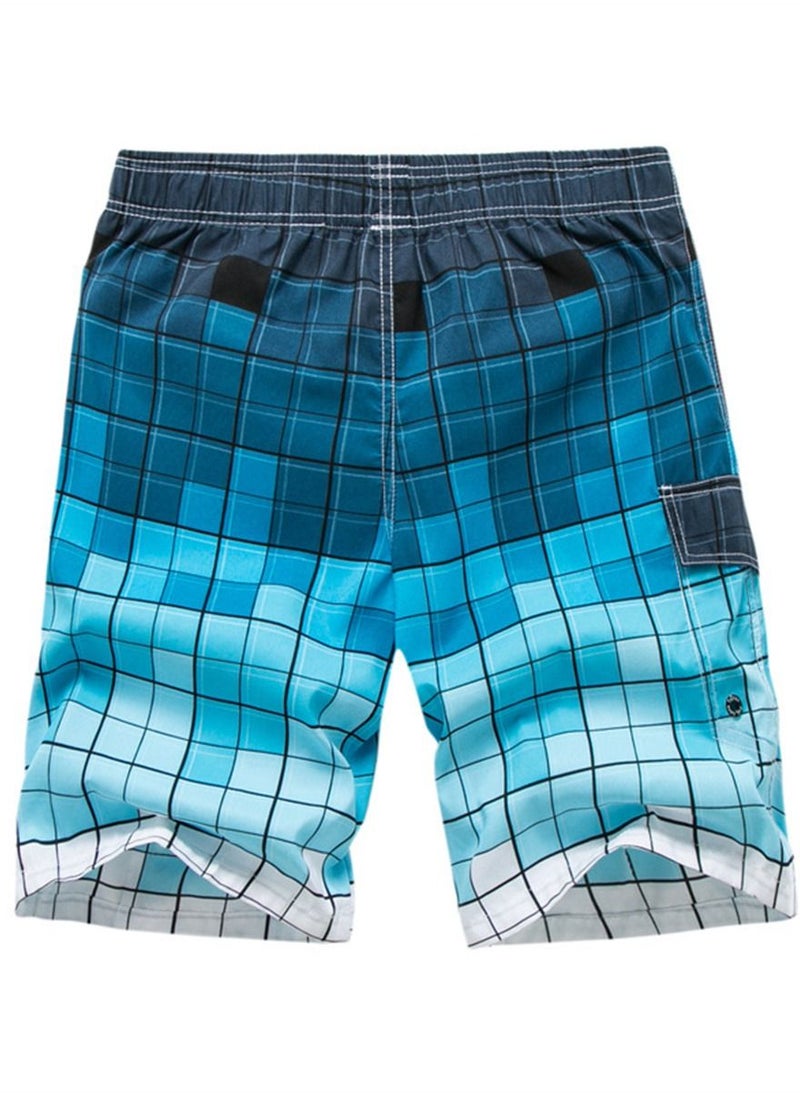 Loquat - Sports Loose Breathable Swimming Short Blue - Image 1