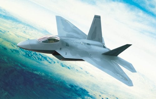 Hobby Boss F-22 Raptor Jet Fighter Airplane Model Building Kit - Image 2