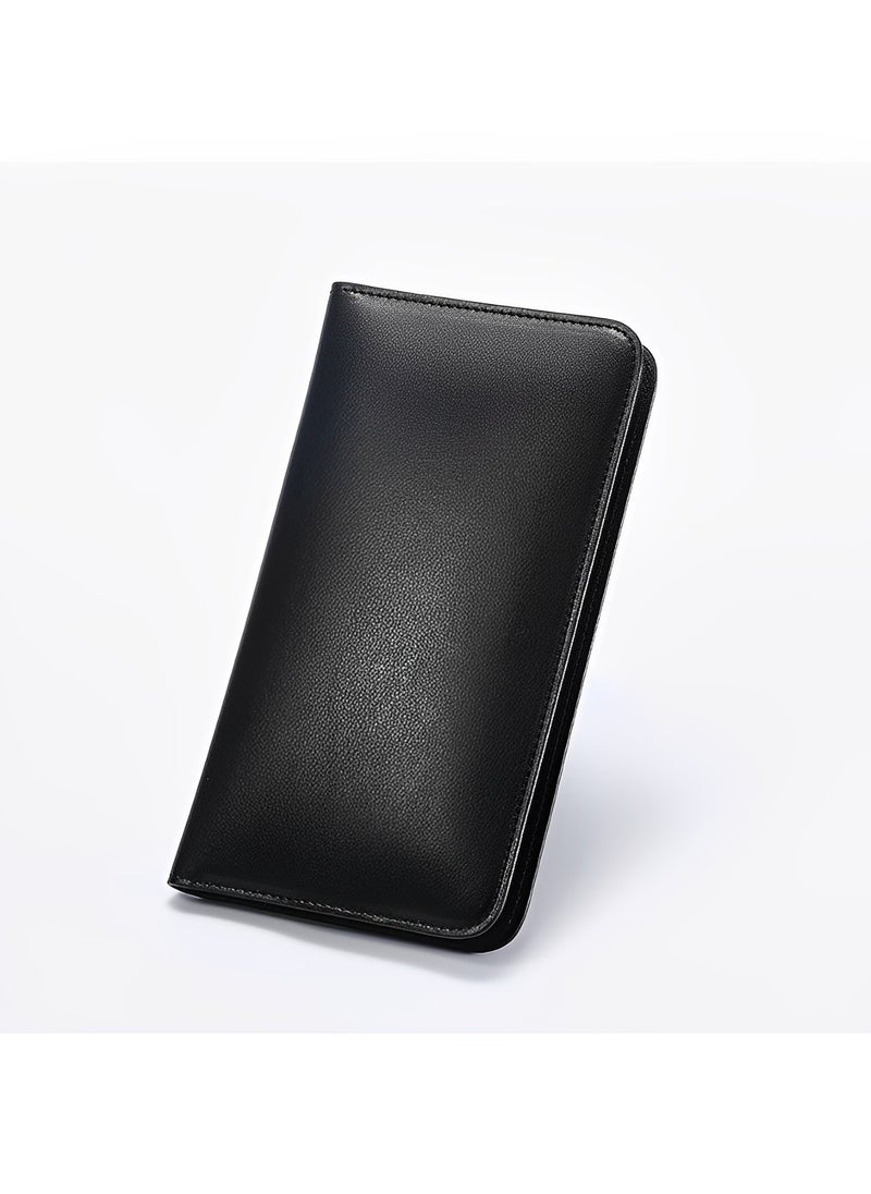 REOCLE - Wireless Charging Phone Case Phone Wallet Case Compatible with MagSafe Wireless Charging RFID Blocking Magnetic Leather Case 8 Card Slot Wireless Charging Protective Case - Image 1