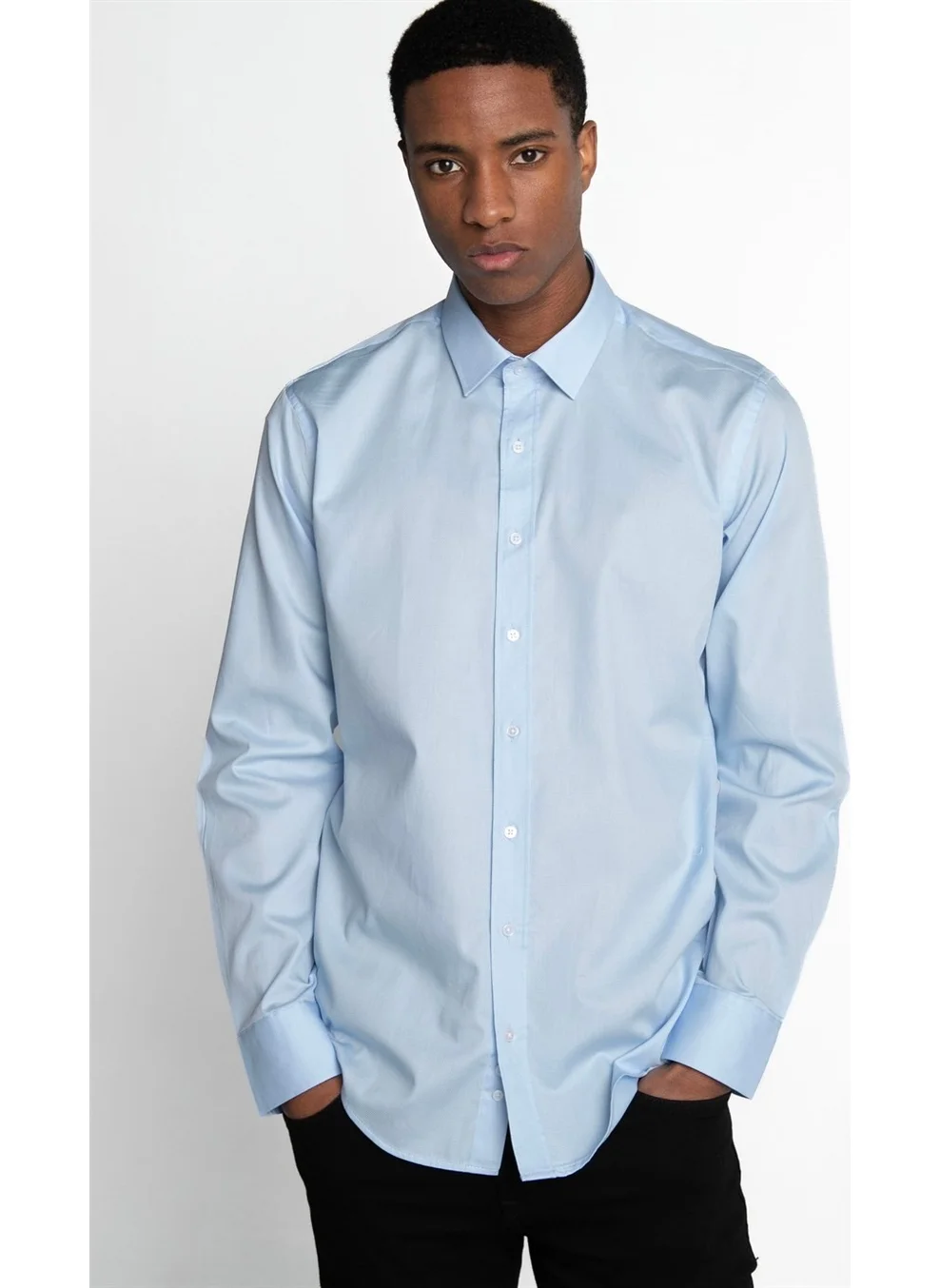 Tudors Modern Fit 100% Cotton Dobby Premium Men's Shirt