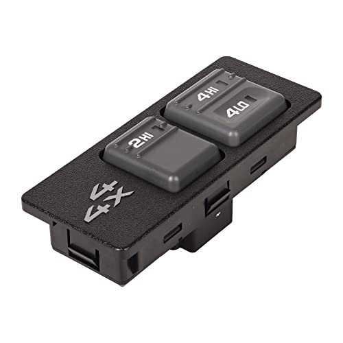 RICH AUTO Rich 4x4 Switch 4WD Four Wheel Drive Selector Switch Compatible with Chevy & GMC Vehicles - 1996-1999 K1500 K2500 Suburban Tahoe Yukon 1996-2000 K2500 - Replaces 15969707 19168766 901-154 901154 - Image 1