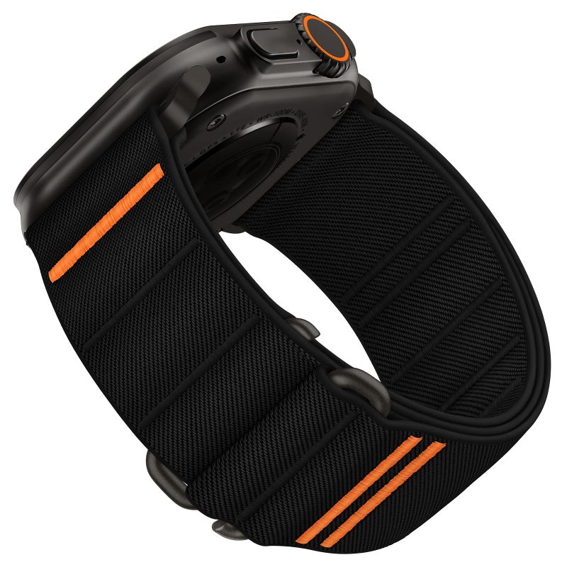 Suitisbest Sport Bands Compatible with Apple Watch Ultra Band 49mm 46mm 45mm 44mm 42mm Men Stretchy Nylon Sport Loop Strap with SHook for iWatch Series 11 10 9 8 7 6 5 4 3 2 1 SE 3 2 1 Ultra 3 2 1 - Image 2