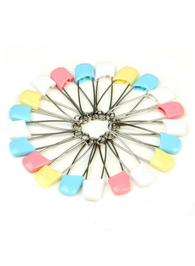 SPHTOEO 50PCS Cloth Diaper Pins Stainless Steel Traditional Safety Pin - Image 1