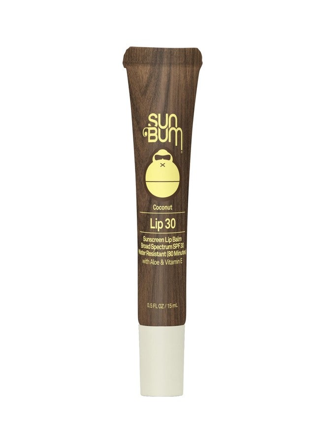 Sun Bum SPF 30 Lip Balm Sunscreen - Broad Spectrum Moisturizing Sunscreen with Aloe & Vitamin E - Hawaii 104 Act Compliant (Made Without Octinoxate & Oxybenzone) - 0.5 oz - Image 1