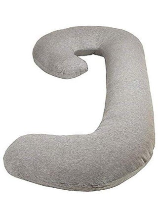 Snoogle Chic Jersey - Snoogle Replacement Cover with Zipper for Easy Use - Heather Gray - pzsku/ZC98A621D5ECE9578D5EBZ/45/_/1737031041/0d9a05ed-6d9d-402e-afaa-ddd347ca027c