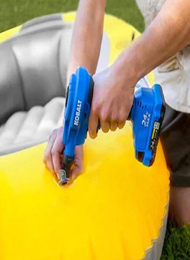 Kobalt 24V Max Cordless High Volume Air Inflator Blower 24-Volt Lithium Ion (Tool Only) - Image 3