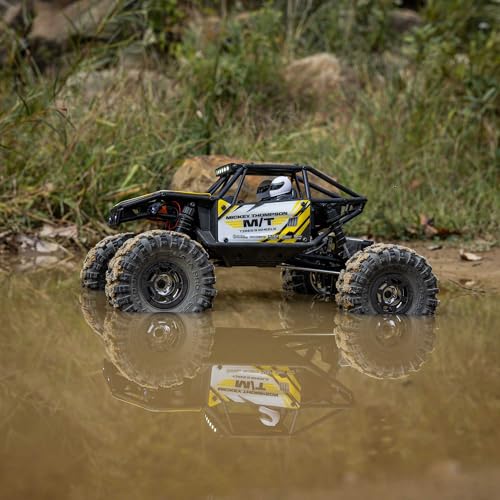 Axial RC Truck UTB18 Capra 4WS 118th 4x4 RTR Comes with Everything Needed to Run Yellow AXI1750T2 - Image 5