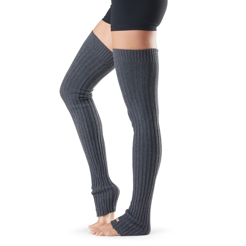 toesox Knee High/Thigh High Leg Warmers for Women, Ballet and Yoga - 80s Accessories for Women