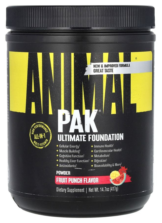ANIMAL Pak® Ultimate Foundation Fruit Punch 14.7 oz (417 g) 