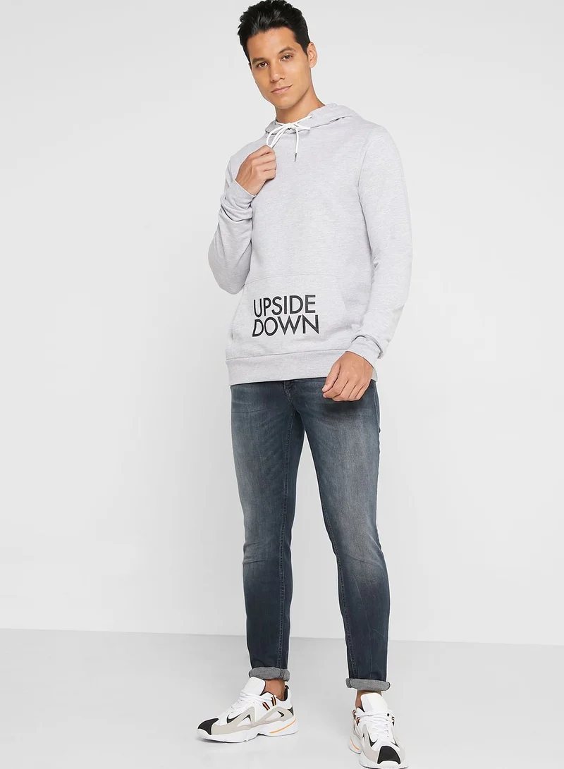 Seventy Five Upside Down Hoodie