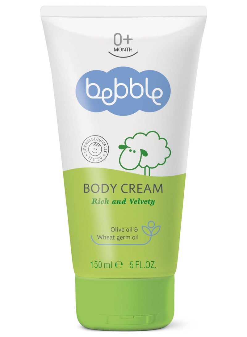Bebble Baby Body Cream | Nourishes Moisturizes Hydrates Skin | 150ml - Image 1