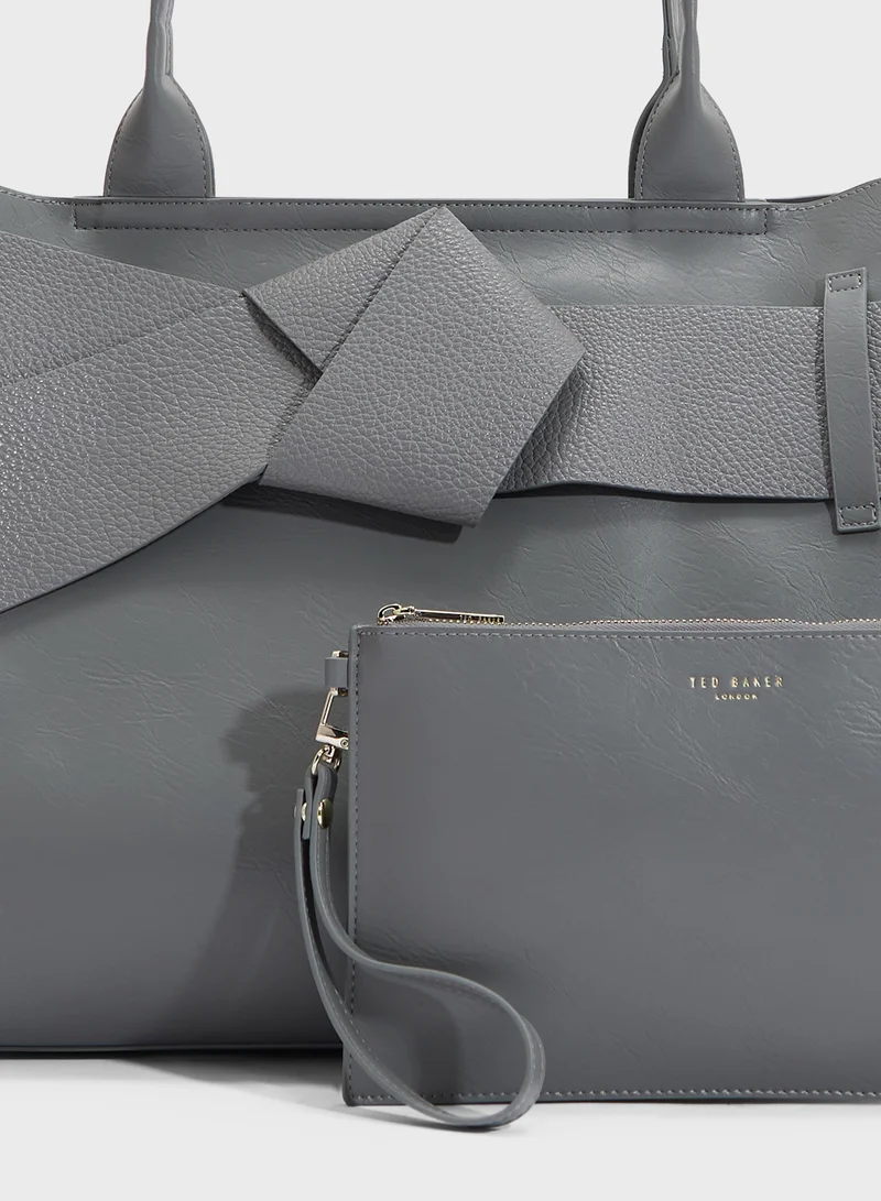 تيد بيكر Large Knot Bow Tote