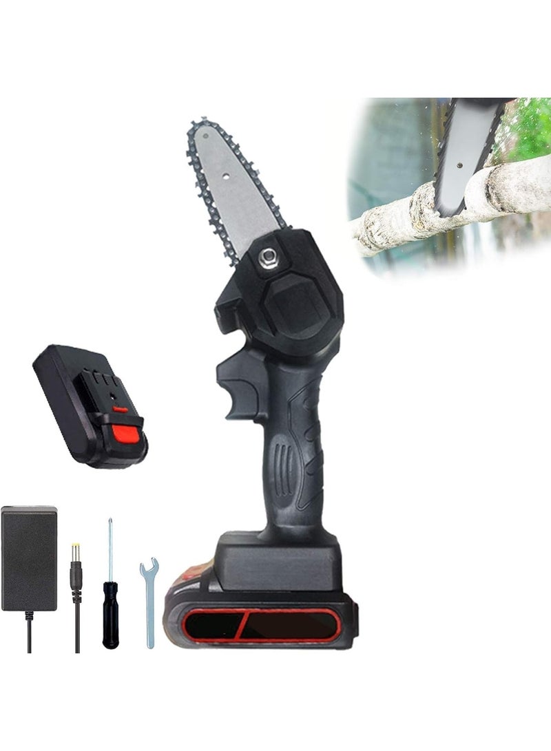 منشار كهربائي قابل لإعادة الشحن لتقليم الأشجار والأخشاب في الحديقة - Image 3